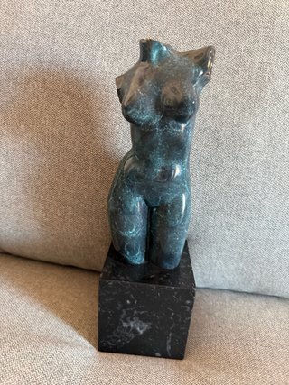 Escultura Torso Femenino Mármol