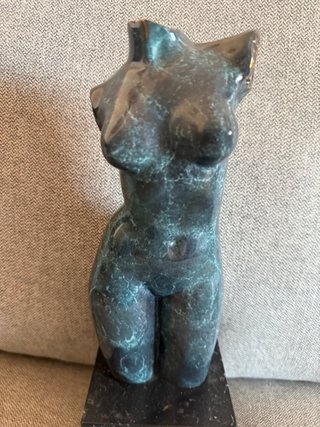 Escultura Torso Femenino Mármol