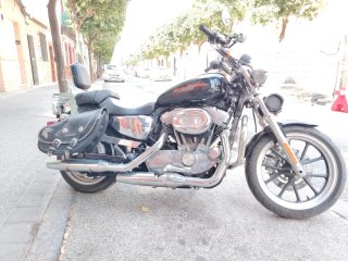 Harley-Davidson sport XL Super low Negra y Cromada