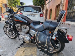 Harley-Davidson sport XL Super low Negra y Cromada