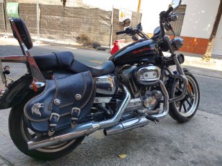 Harley-Davidson sport XL Super low Negra y Cromada