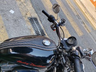 Harley-Davidson sport XL Super low Negra y Cromada