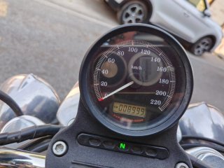 Harley-Davidson sport XL Super low Negra y Cromada