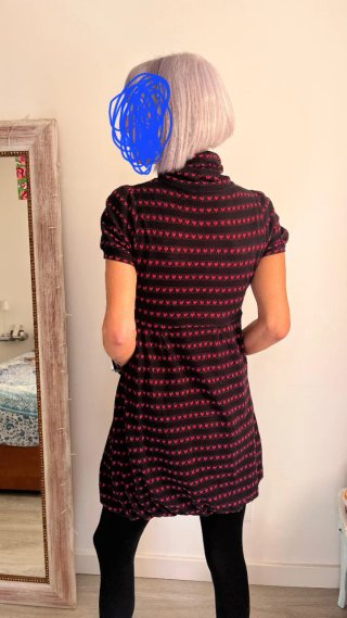 Vestido invierno manga corta Talla M