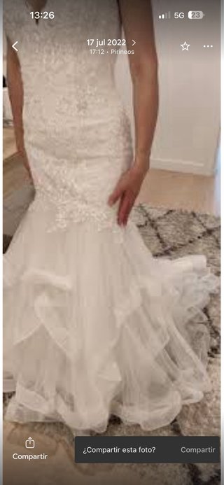 Vestido de Novia Sirena Sin Estrenar