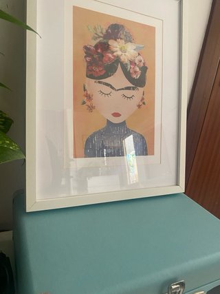 Cuadro Frida Kahlo Marco Blanco