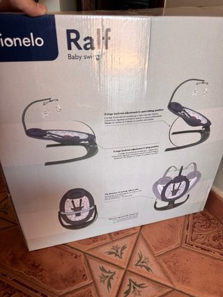 Hamaca Lionelo bebé mecedora música y mando