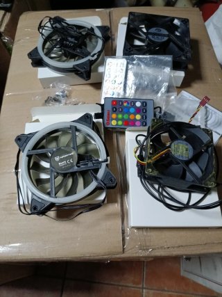Lote ventiladores PC Nfortec, Foxconn...