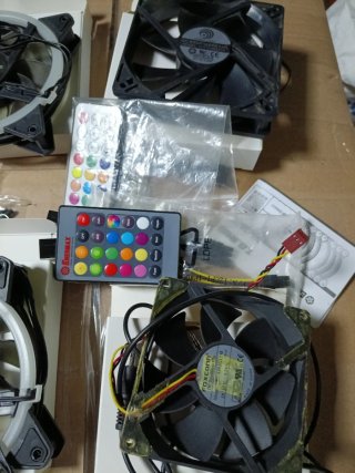 Lote ventiladores PC Nfortec, Foxconn...