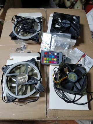 Lote ventiladores PC Nfortec, Foxconn...
