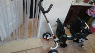 Triciclo doble para niños
