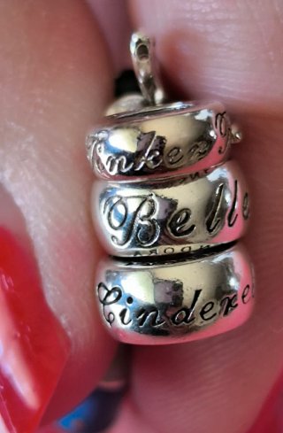 6 Charms Pandora Vestidos Princesas Disney