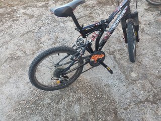 Bicicleta infantil Decathlon 20 doble suspensión