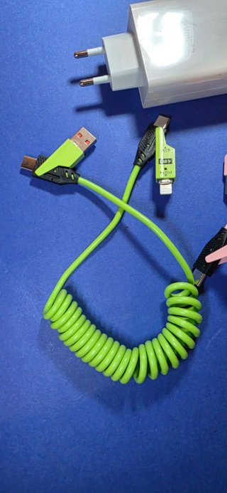 Caricatore Rapido Volt42 + 2 Cavi USB-C/Lightning