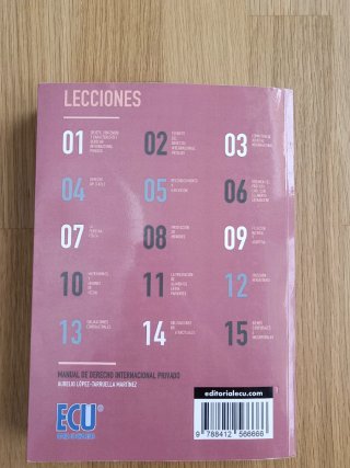 Manual de Derecho Internacional Privado 4.a ed.