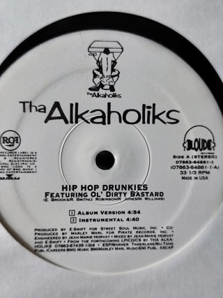 Vinilo Rap Tha Alkaholiks - Hip Hop Drunkies 12"