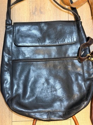 Lote 4 bolsos cuero auténtico vintage