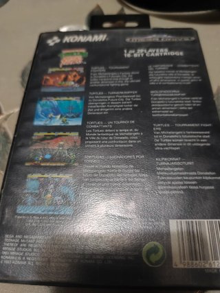 Juego Sega Mega Drive Tortugas Ninja