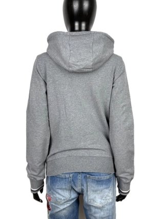 Bikkembergs Sport Felpa Donna S Grigia Cotone Zip