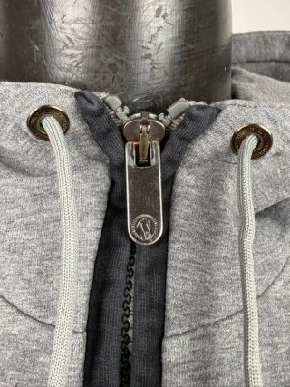 Bikkembergs Sport Felpa Donna S Grigia Cotone Zip