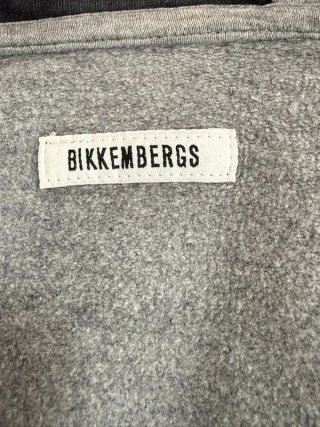 Bikkembergs Sport Felpa Donna S Grigia Cotone Zip