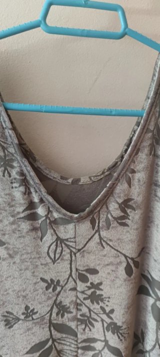 Camisón largo estampado floral