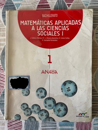 Matemáticas aplicadas a las Ciencias Sociales I...