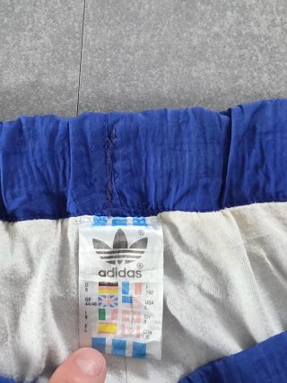 Adidas Vintage Baggy Y2K Trackpants Blu