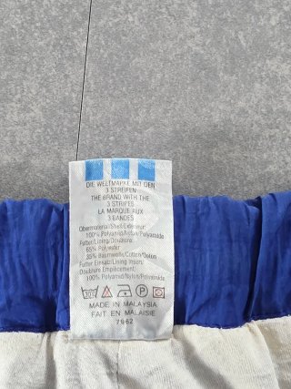 Adidas Vintage Baggy Y2K Trackpants Blu