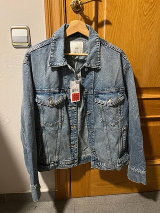 Chaqueta tejana MNG Talla M Nueva con Etiquetas