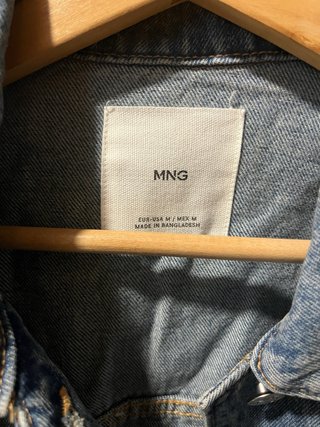 Chaqueta tejana MNG Talla M Nueva con Etiquetas