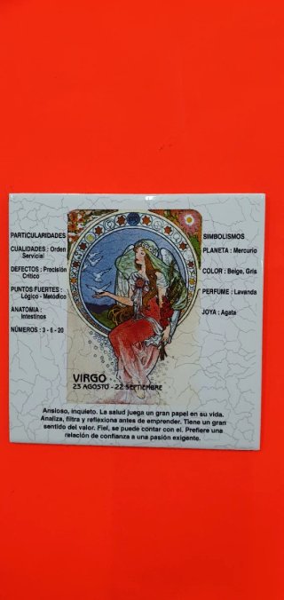 Azulejo Decorativo Virgo