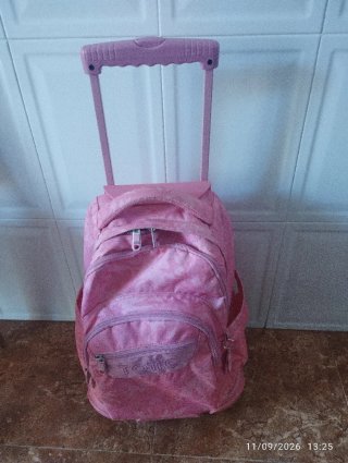 Mochila Totto Rosa Estampada