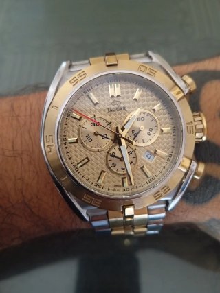 Reloj Jaguar Cronógrafo Hombre Oro/Plata