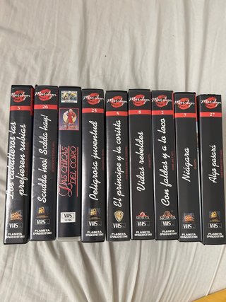 Lote 8 Películas VHS Marilyn Monroe Colección