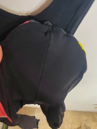 Salopette Ciclismo Nera con Inserti Colorati