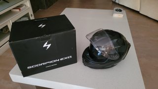 Casco Moto Scorpion Fibra Carbono Talla M