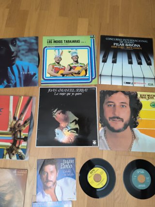 Lote de 12 Vinilos Pop Rock Latino Tango