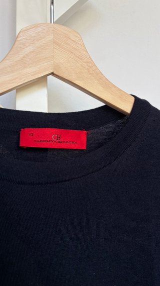 Jersey Carolina Herrera Azul Marino