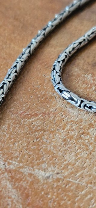 Collana snake in argento 925