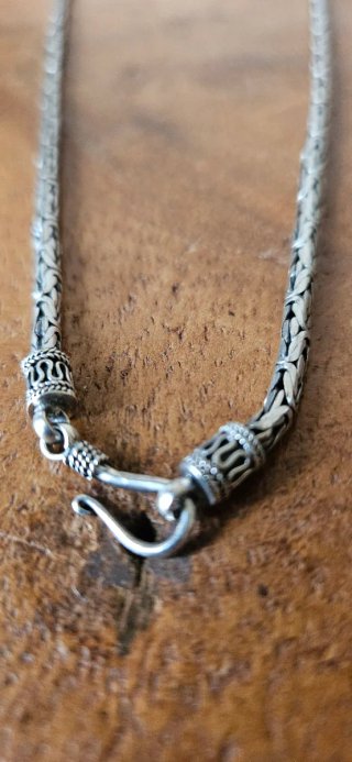 Collana snake in argento 925