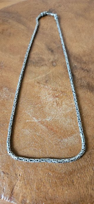 Collana snake in argento 925