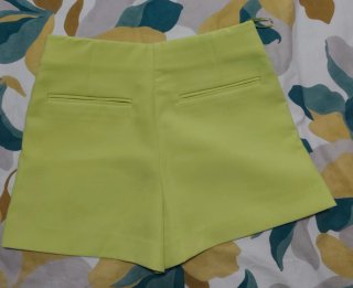 Falda pantalón Zara pistacho