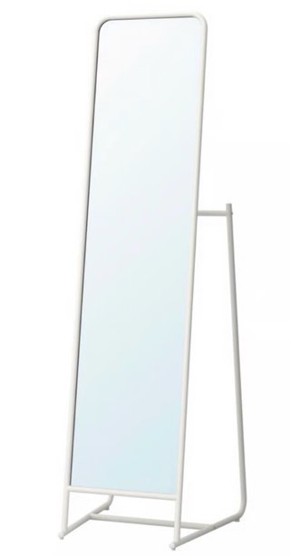 Espejo de pie Ikea Knapper blanco