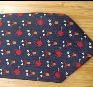 Cravatta Hermes Uomo Blu e Rossa