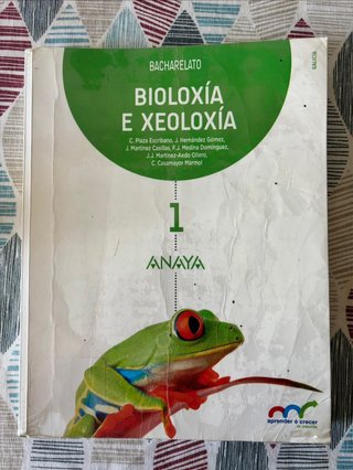 Bioloxía e xeoloxía, Bacharelato 1