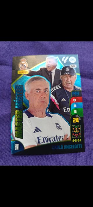 Cromo Adrenalyn XL 24-25 Carlo Ancelotti Mister.