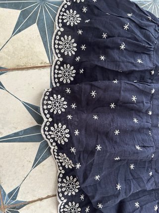 Vestido azul con estrellas Stradivarius
