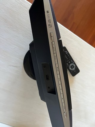 Minicadena Philips Negra/Plateada