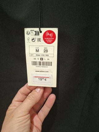 Vestido negro Lefties Talla M (38)